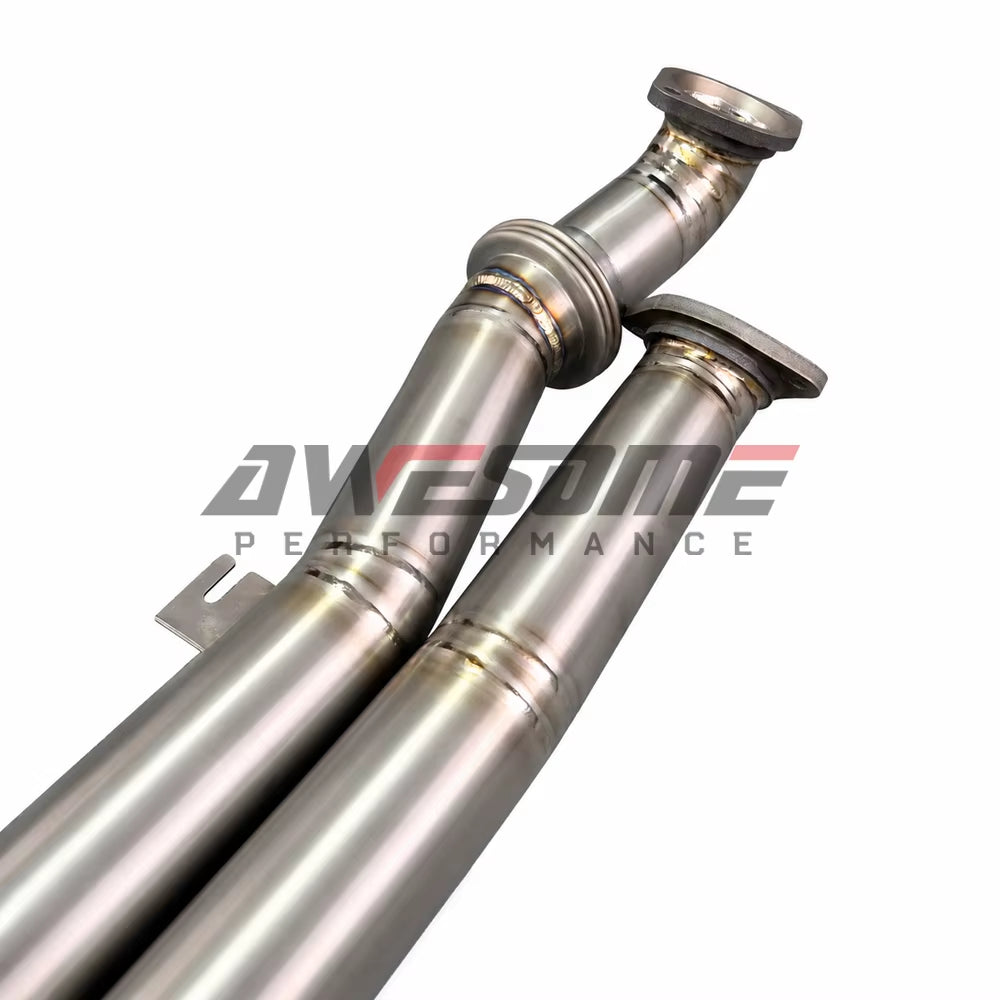 Titronic Systems Titanium Center Exit M Style Exhaust - tip finish detail