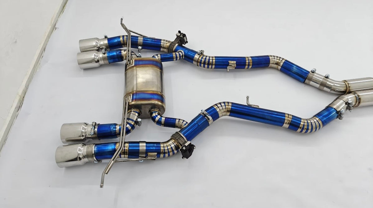 Titronic F1 Titanium Full Exhaust Valved System — BMW G8X M3 · M4 · M2 (S58)
