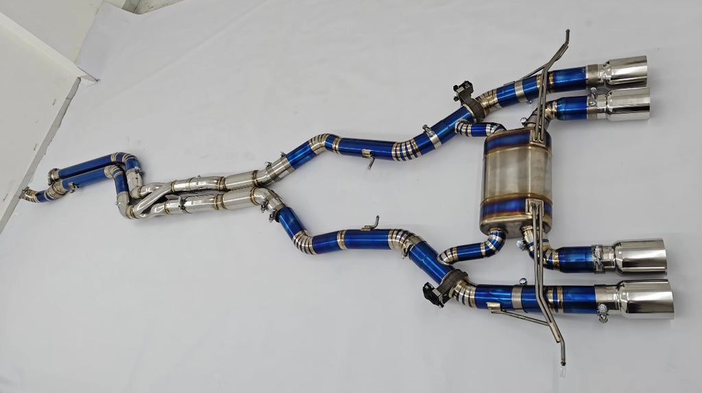 Titronic F1 Titanium Full Exhaust Valved System — BMW G8X M3 · M4 · M2 (S58)