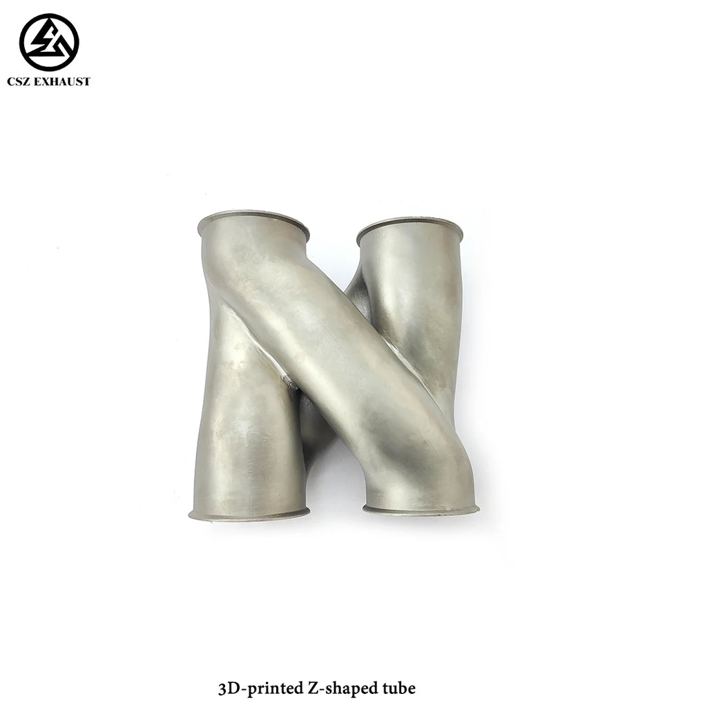 Titronic Systems Z-Pipe midpipe — underside profile