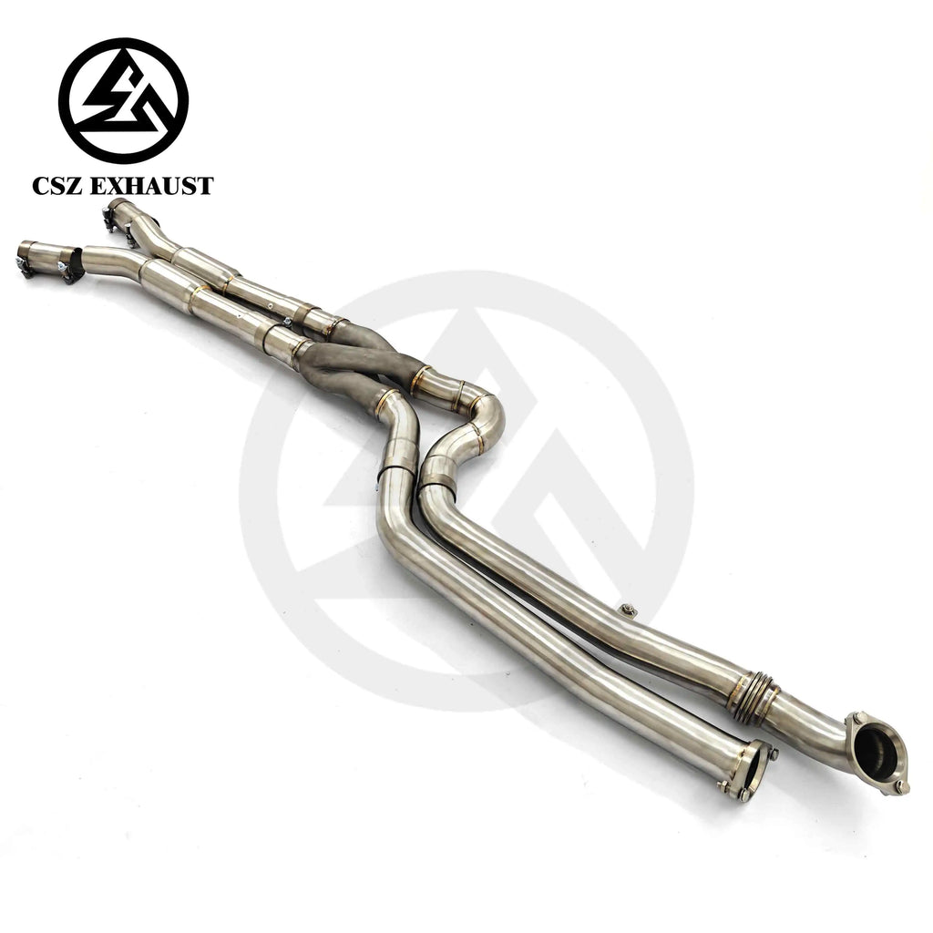 Titronic Systems Z-Pipe midpipe — resonator section detail