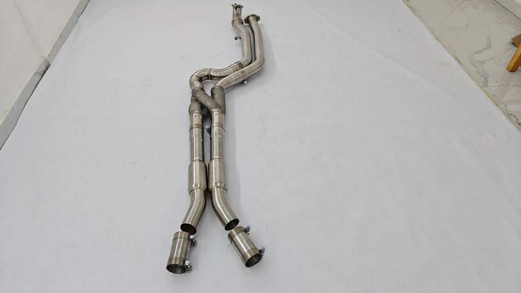 Titronic Systems Z-Pipe midpipe for BMW G8X M3 M4 M2 S58, T304 stainless