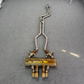 Titronic Systems Titanium Center Exit M Style Exhaust - full system