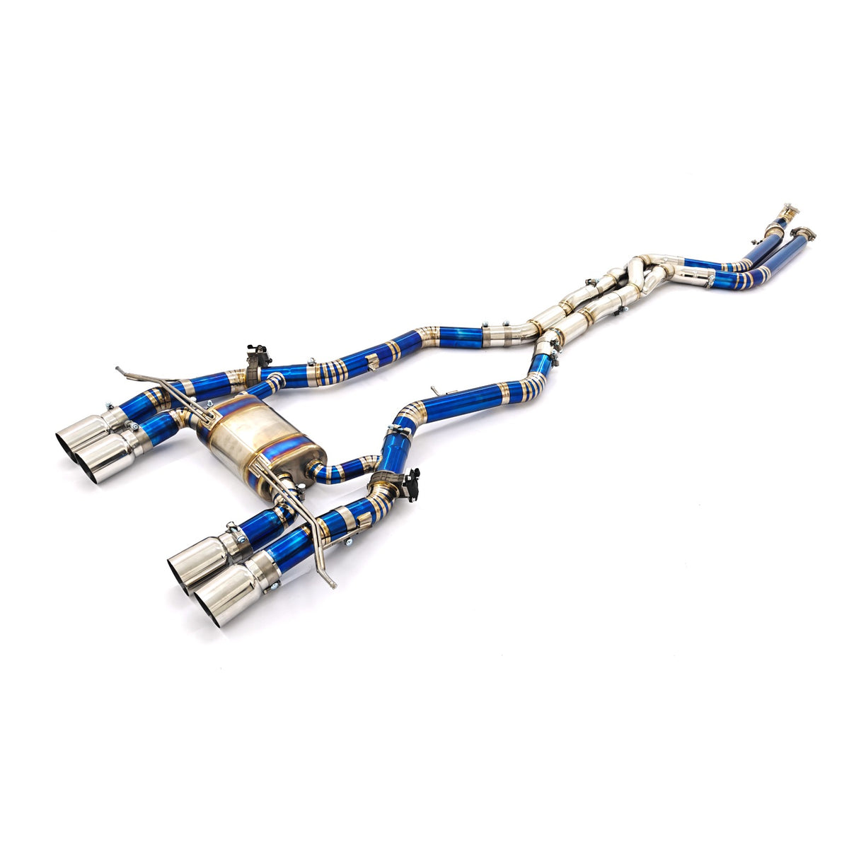 Titronic Systems Titanium Z-Pipe Valved Exhaust - full system