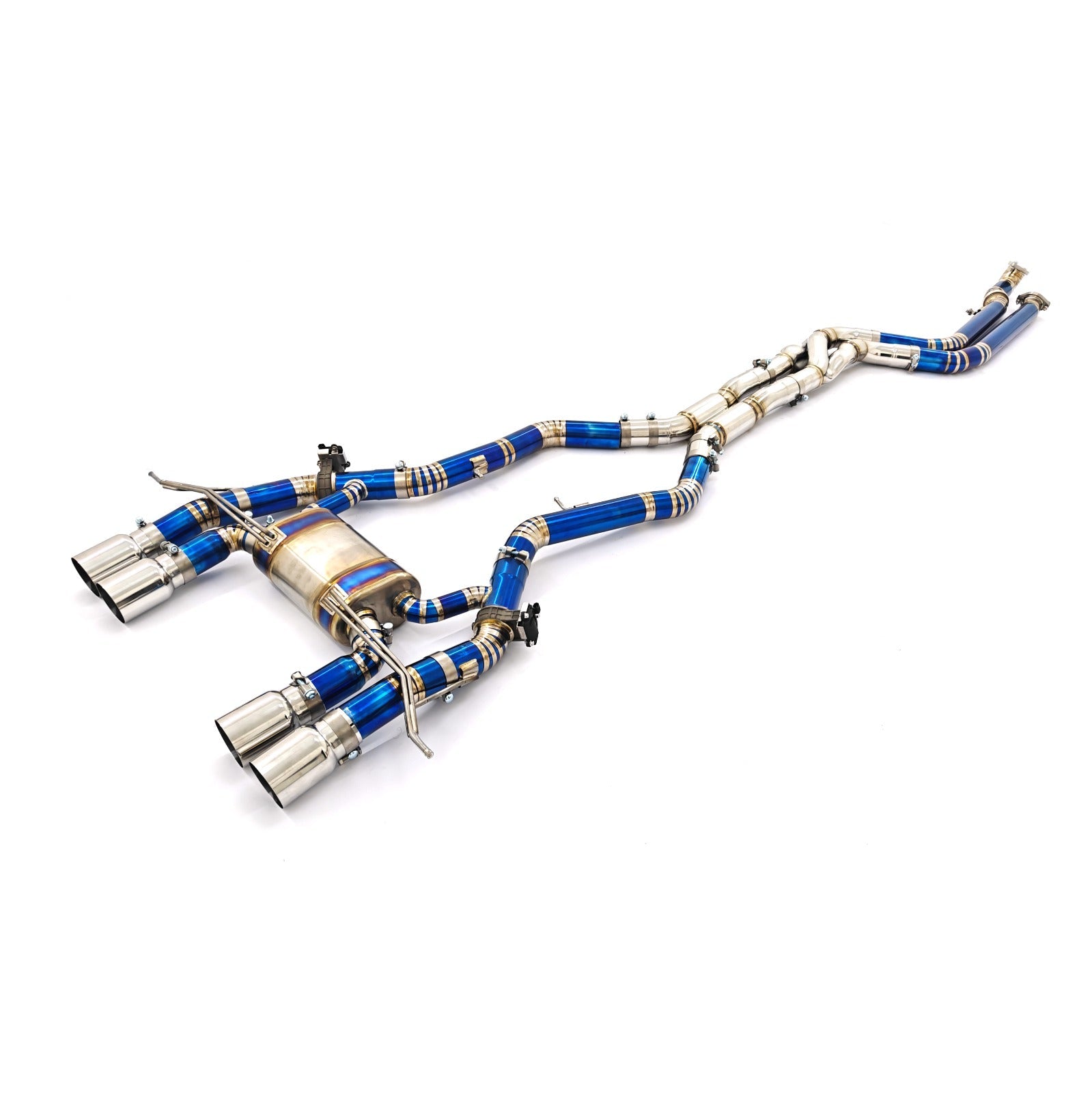 Titronic Systems Titanium Z-Pipe Valved Exhaust System - full system